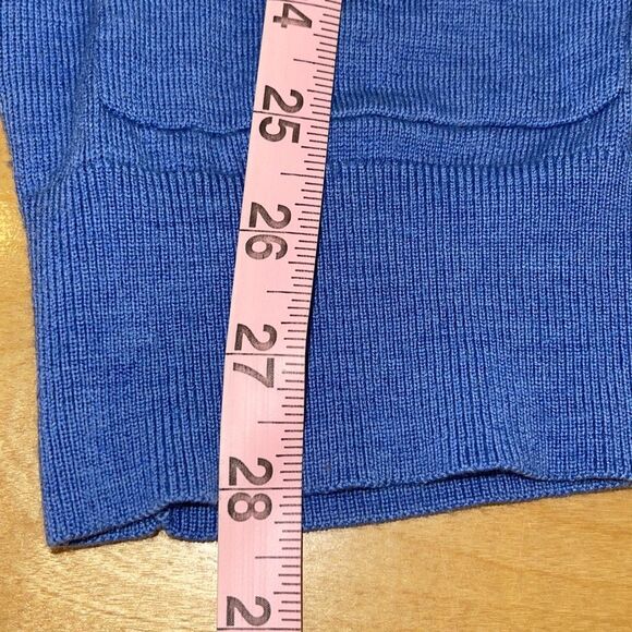 Banana Republic Womens Blue 100% Merino Wool Button Front Cardigan Sweater Small - Picture 9 of 9